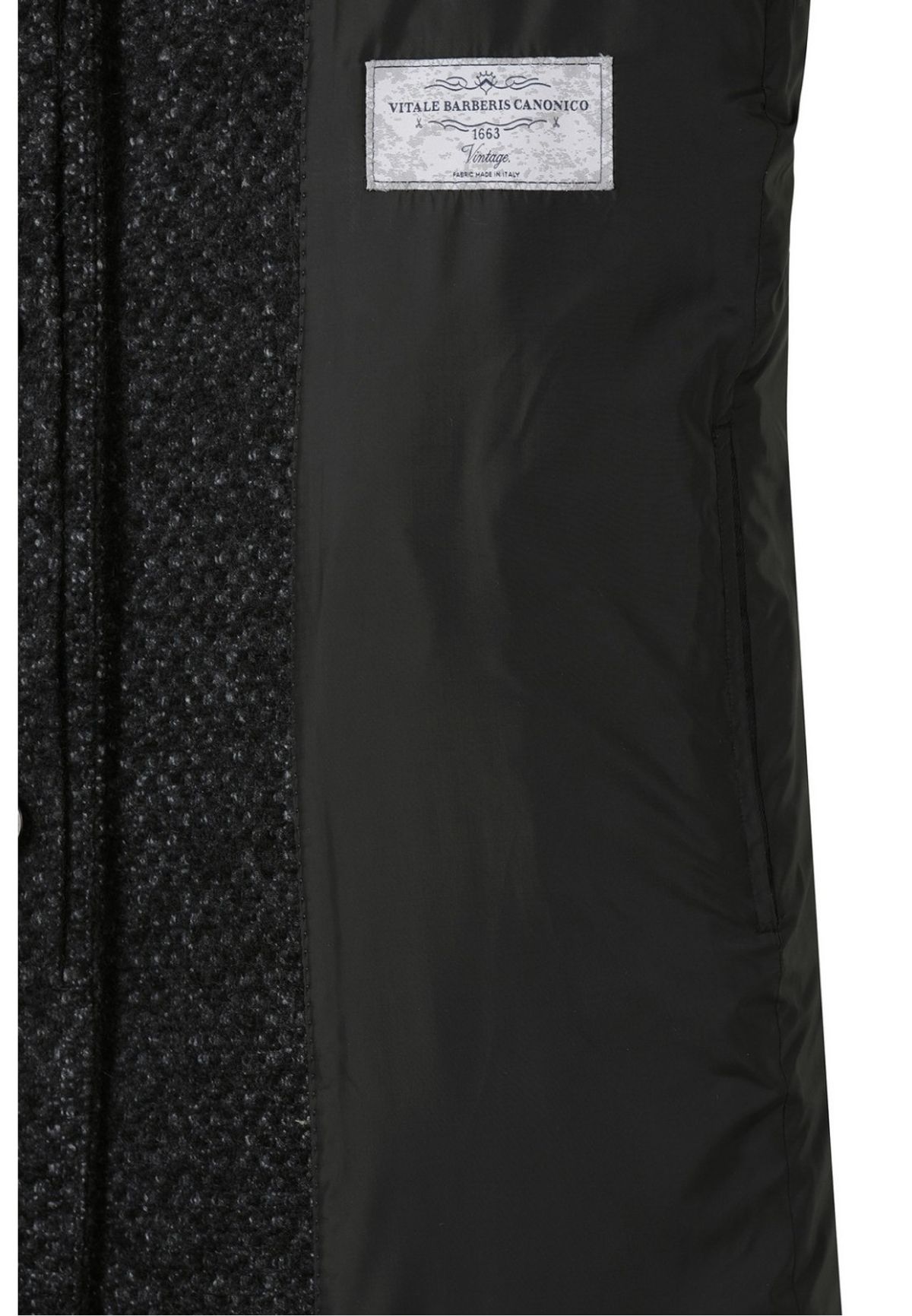 래코드(RECODE) [여성] Inside-out Round Neck long Coat (Over Fit)_RQCAW22593BKX