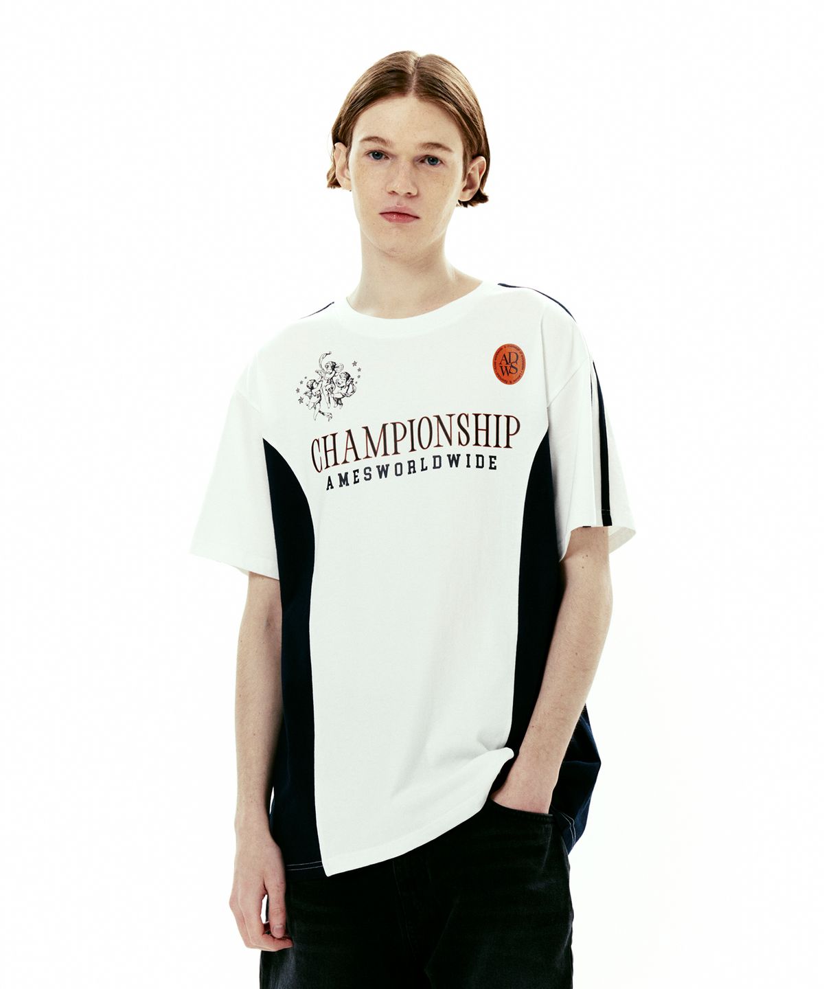 아메스 월드와이드(AMES-WORLDWIDE) CHAMPIONSHIP TEE WHITE (AM2DMUT506A)