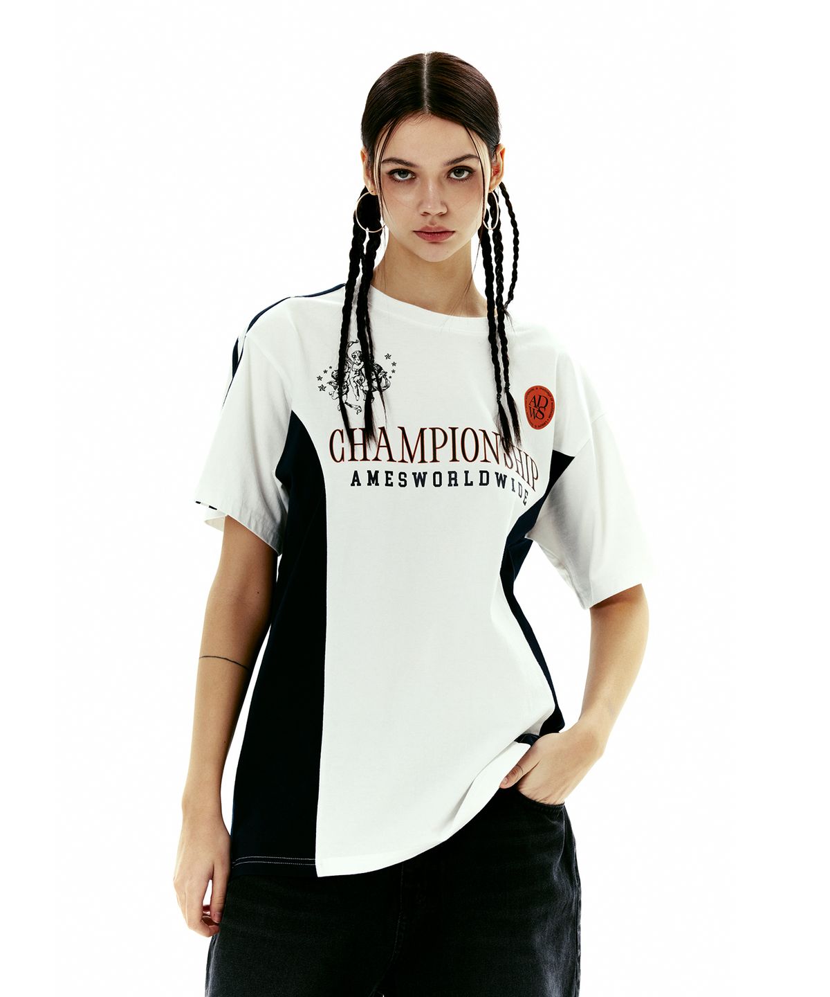 아메스 월드와이드(AMES-WORLDWIDE) CHAMPIONSHIP TEE WHITE (AM2DMUT506A)