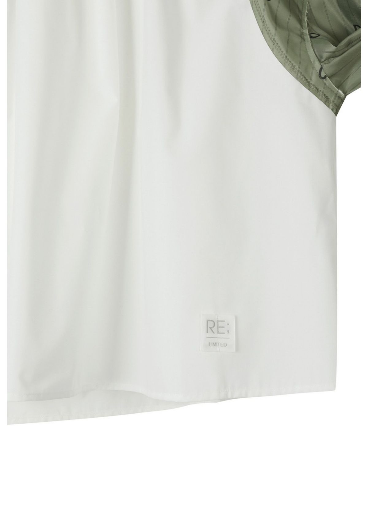 래코드(RECODE) [여성] Lining sleeve shoudet cutting top _RQTAS22597WHX