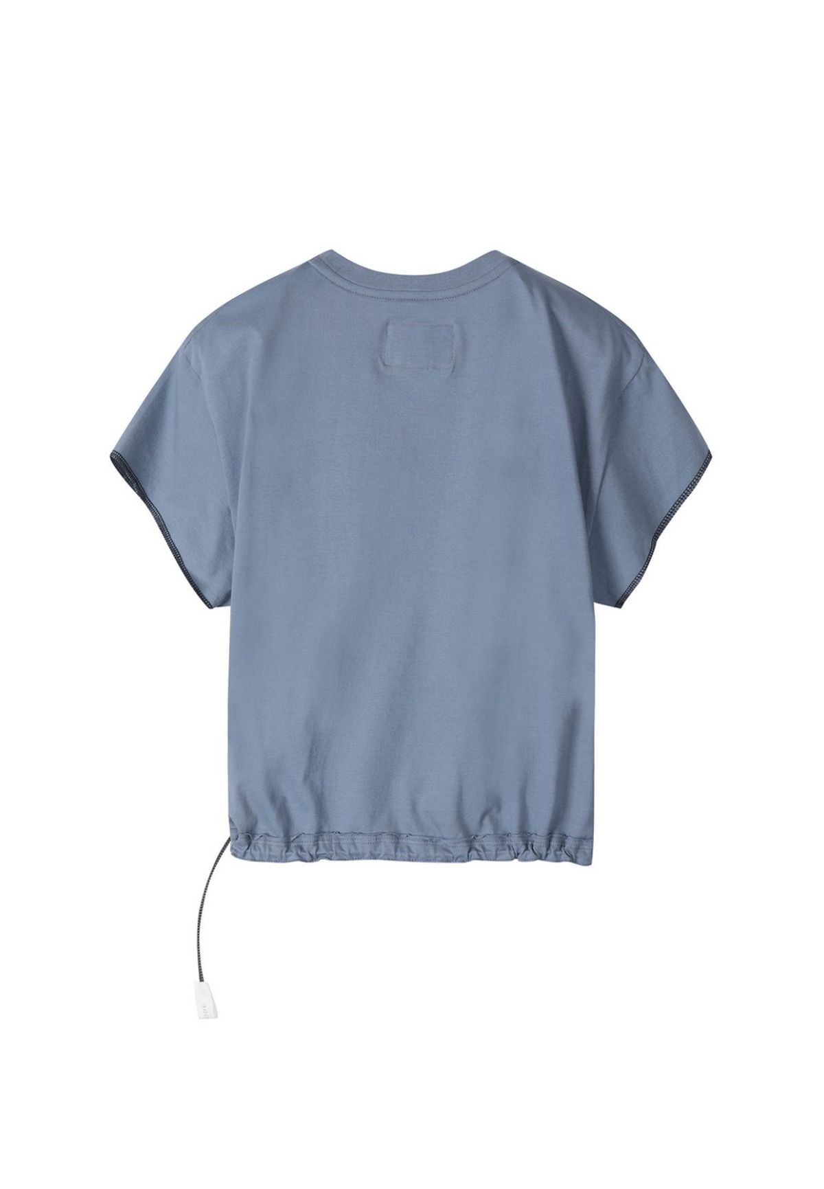 래코드(RECODE) [여성] Slogan round neck crop T-shirt (Hair band set) _RQTAM22568BUX