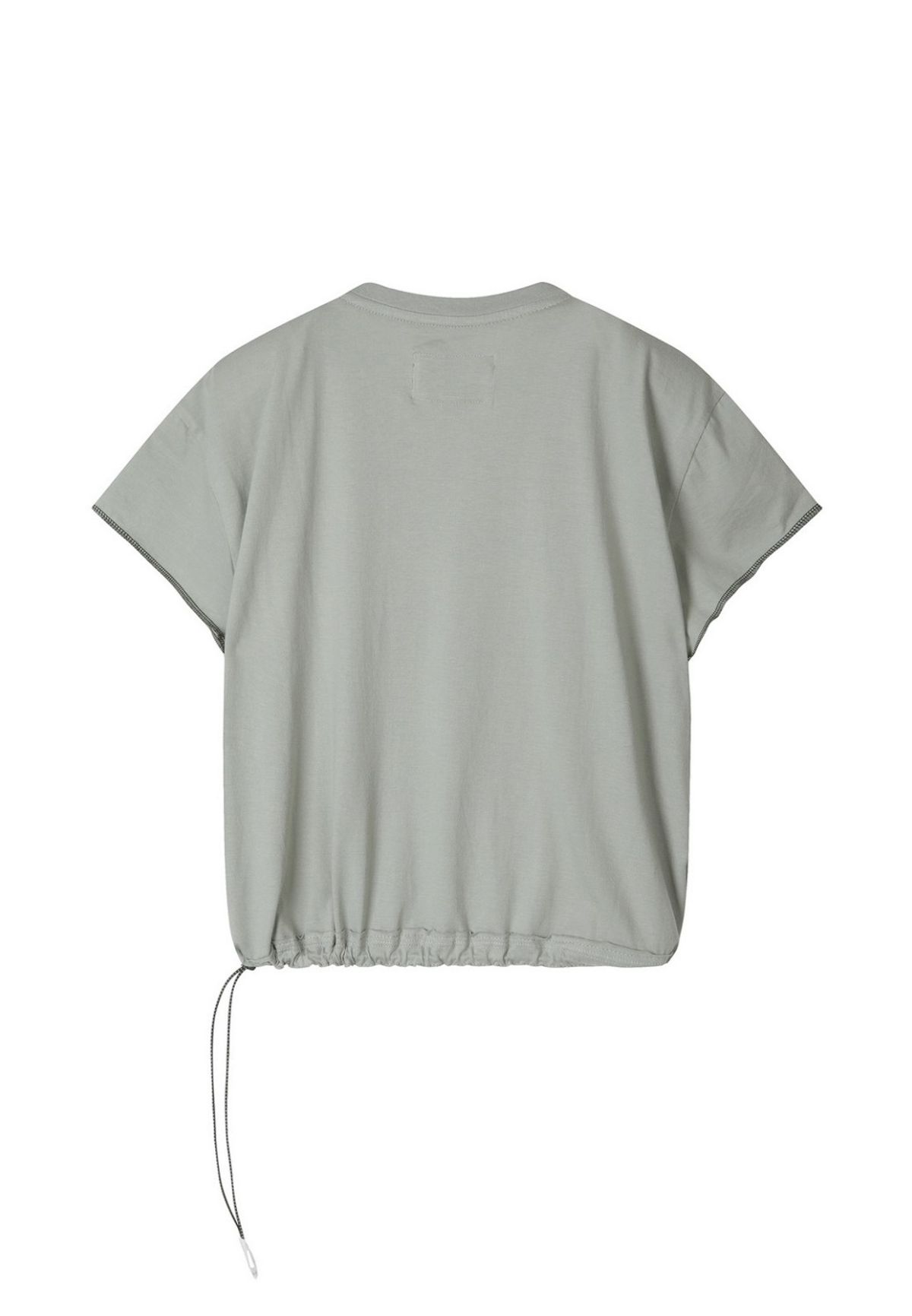 래코드(RECODE) [여성] Slogan round neck crop T-shirt (Hair band set) _RQTAM22568KHX