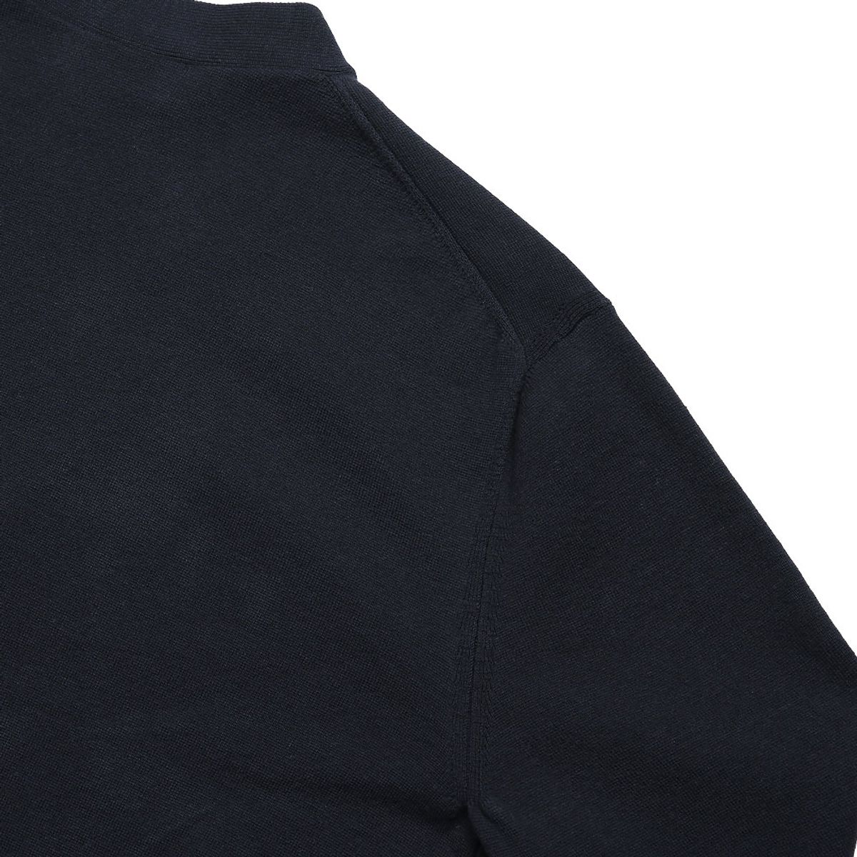 솔티(SORTIE) Essential Half Milano Cardigan (Navy)