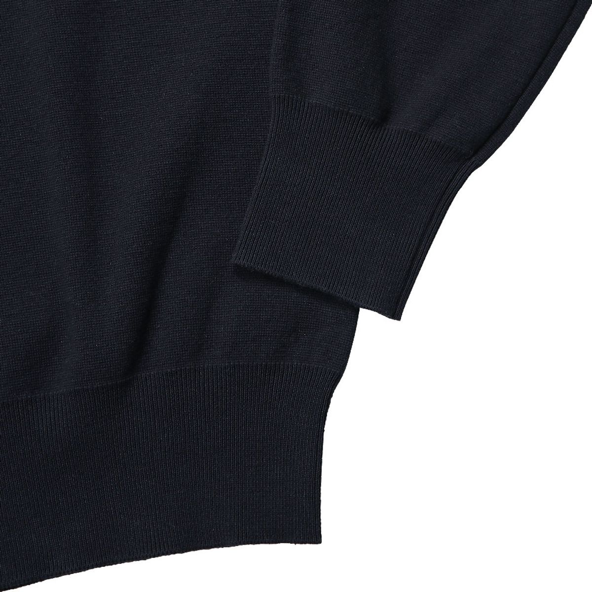 솔티(SORTIE) Essential Half Milano Cardigan (Navy)