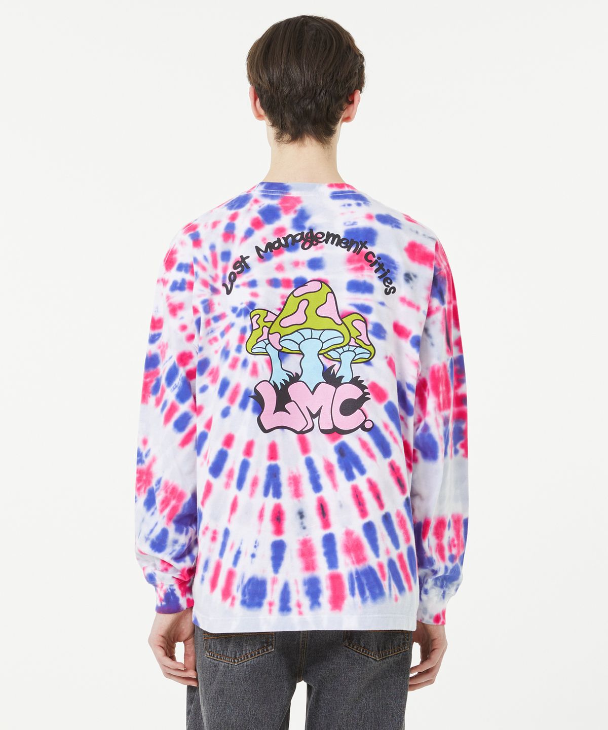 엘엠씨(LMC) TIE DYE MUSHROOM LONG SLV TEE purple