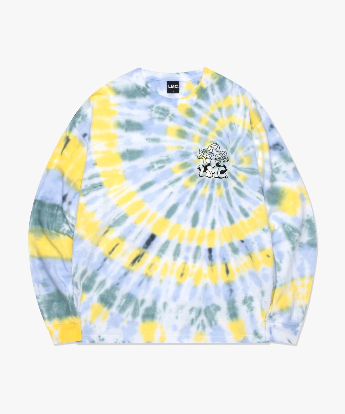 엘엠씨(LMC) TIE DYE MUSHROOM LONG SLV TEE yellow