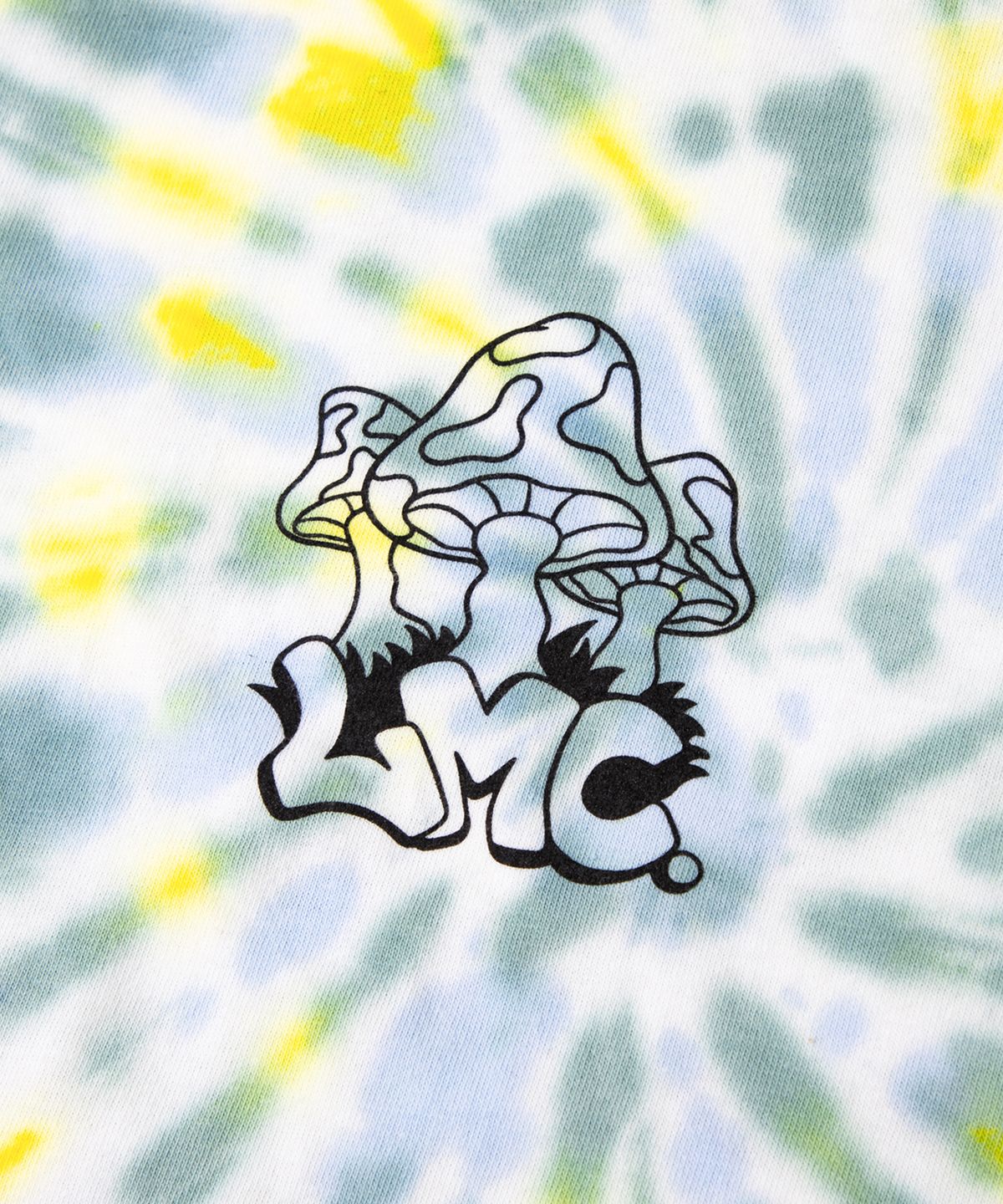 엘엠씨(LMC) TIE DYE MUSHROOM LONG SLV TEE yellow