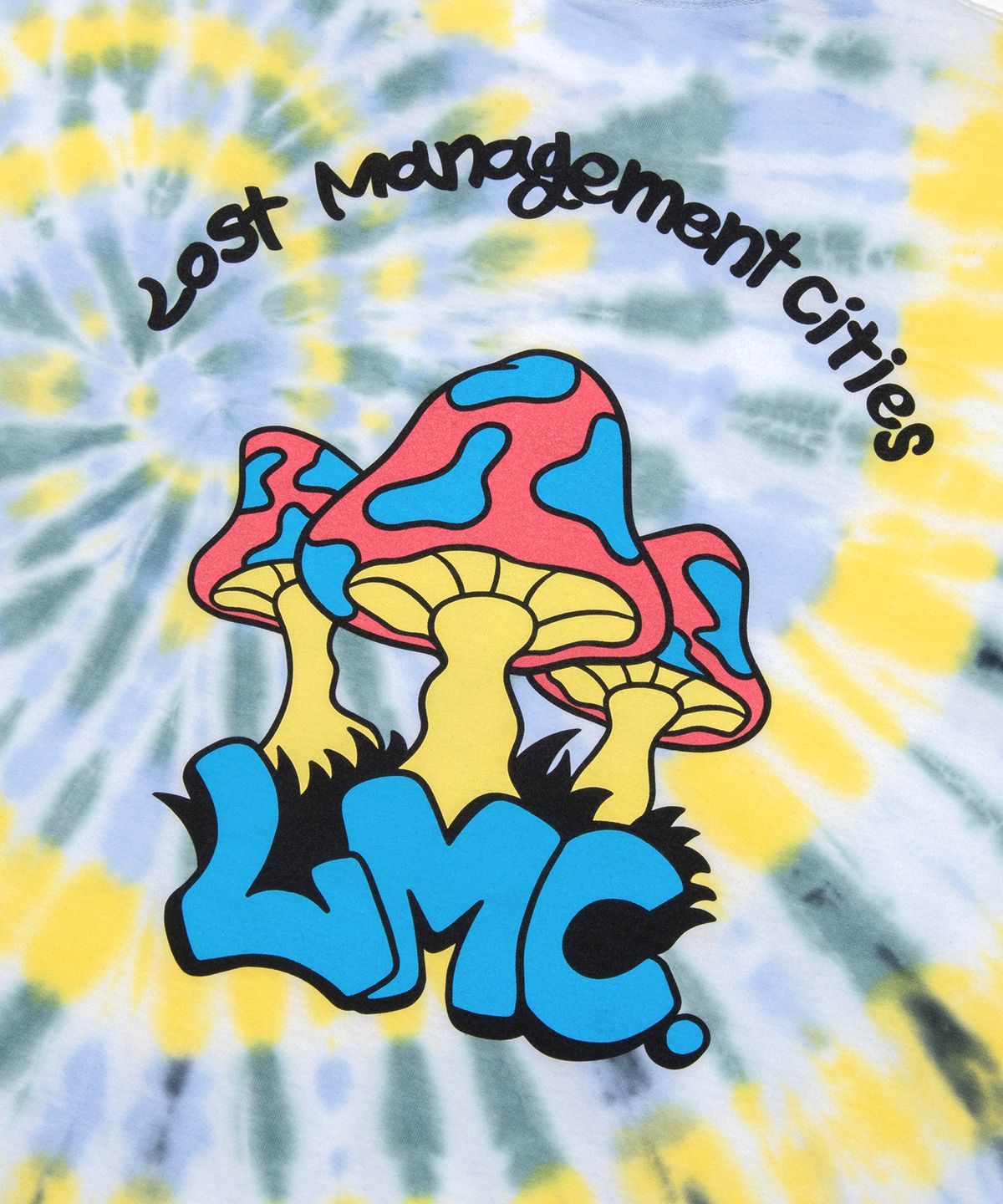 엘엠씨(LMC) TIE DYE MUSHROOM LONG SLV TEE yellow