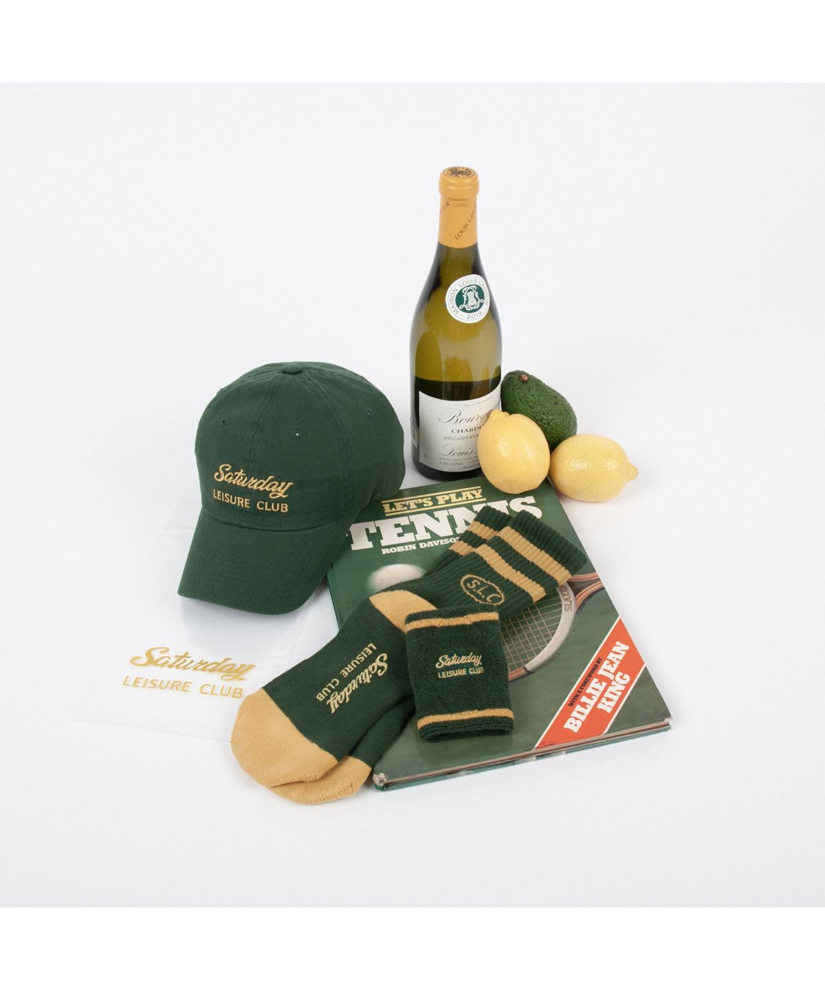 세러데이 레저 클럽(SATURDAY LEISURE CLUB) Leisure Wristband - British Racing Green & Mustard