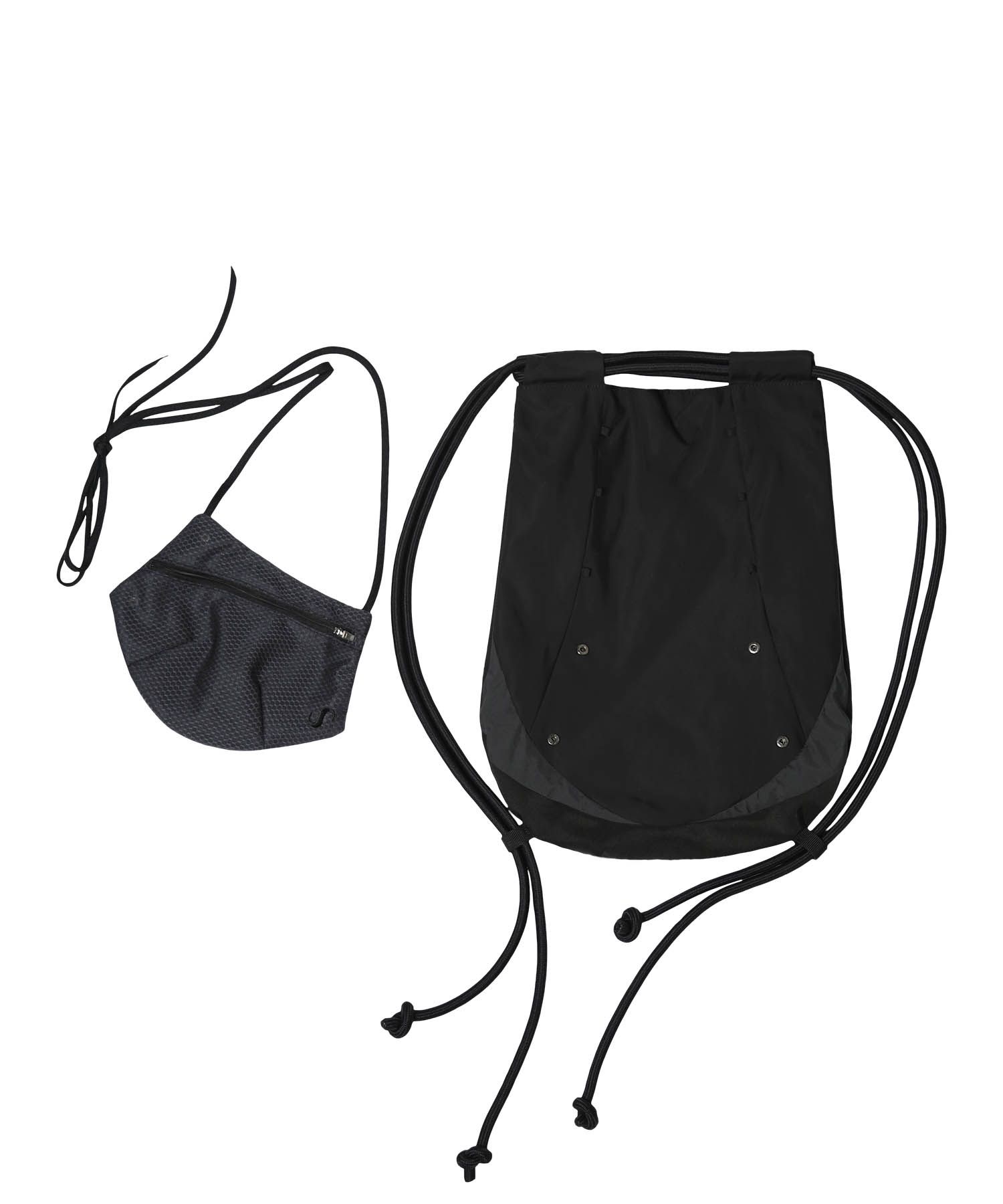 [OJOS] ★ Detachable Pocket Gym Sack OJOS Detachable Pocket Gym sack WHITE（オホス デタッチャブル