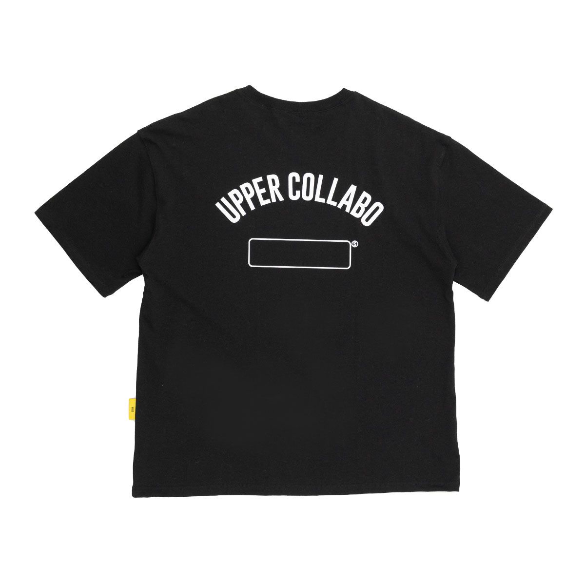 어퍼콜라보(UPPERCOLLABO) 블랭크 티셔츠 블랙
