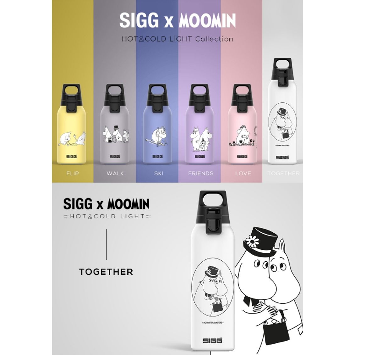 지그(SIGG) 지그 X 무민 핫 앤 콜드 라이트 550미리 투게더