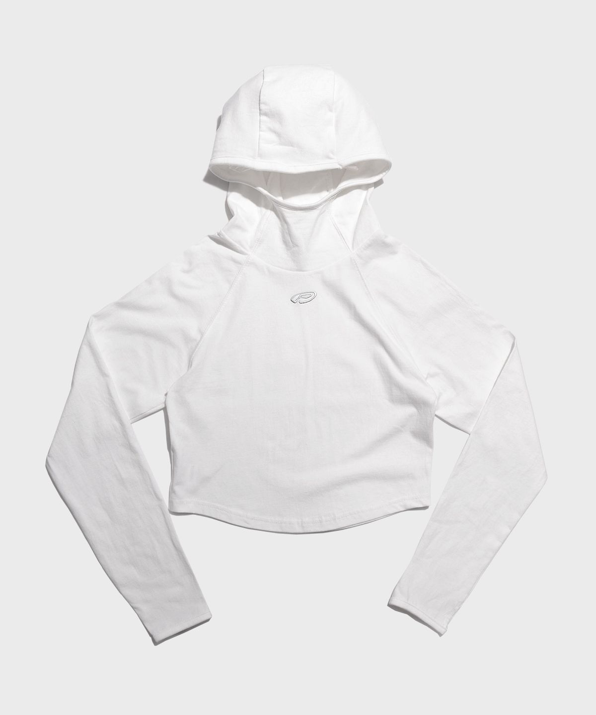 피스메이커(PIECE MAKER) EX LIGHT CROP HOODIE (WHITE)