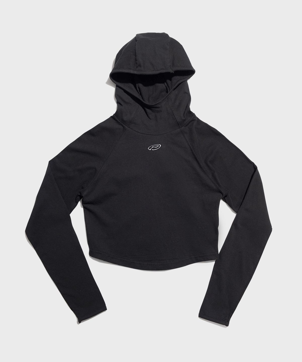 피스메이커(PIECE MAKER) EX LIGHT CROP HOODIE (BLACK)