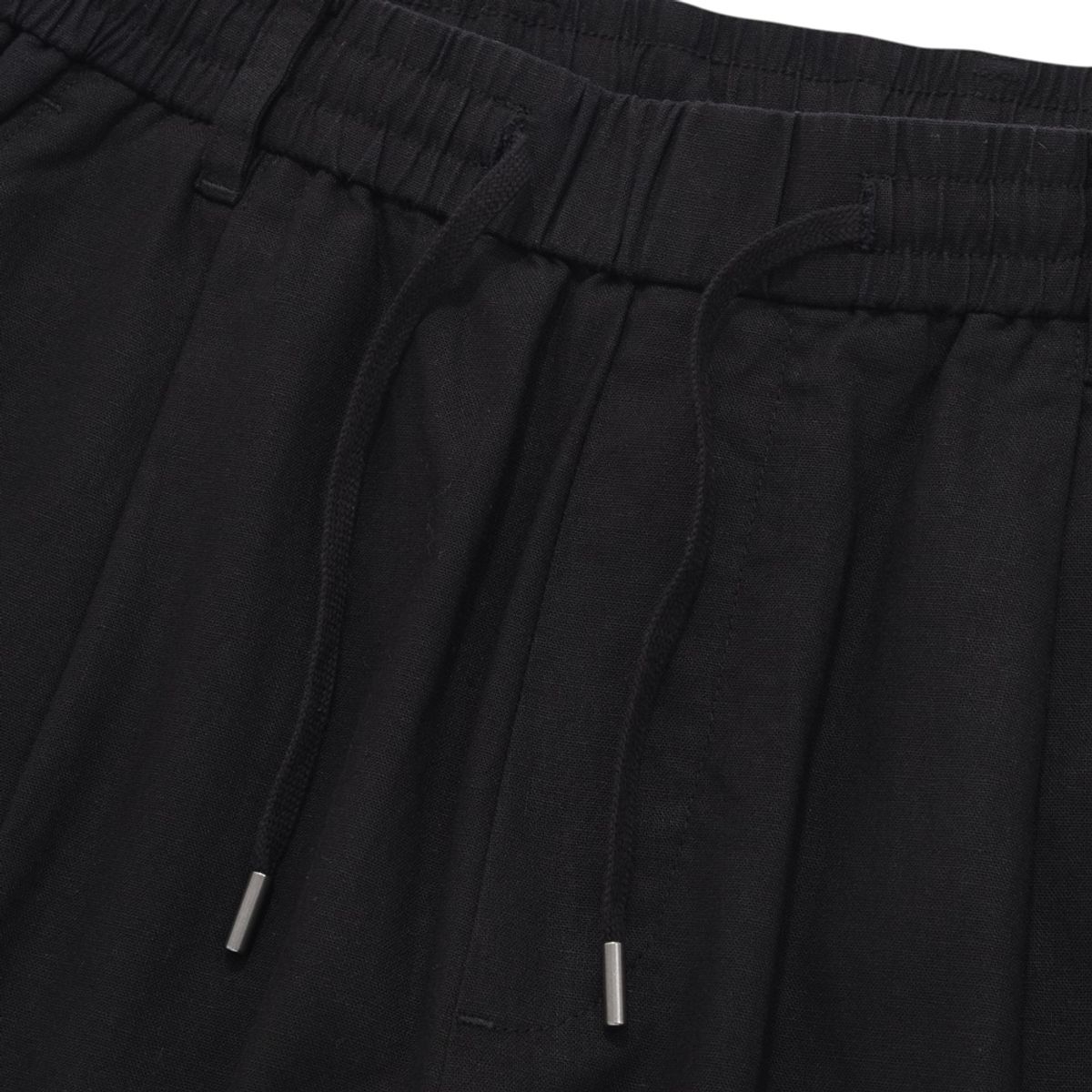 커버낫(COVERNAT) 린넨 레귤러 쇼츠 블랙