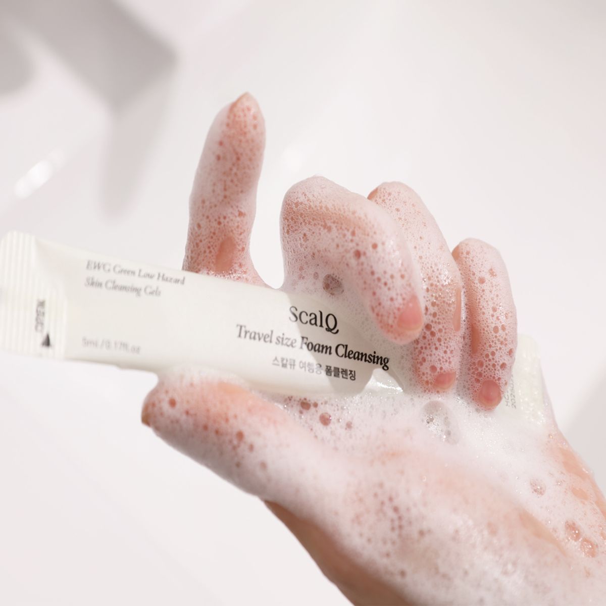 스칼큐(SCALQ) 여행용 약산성 폼클렌징 5ml 20개입