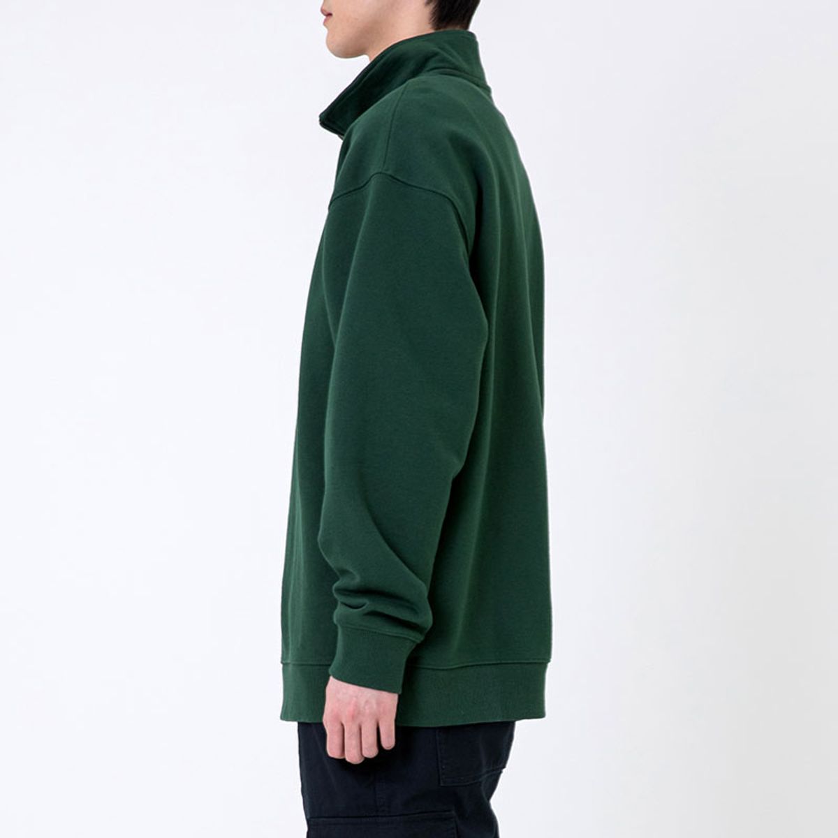 쿨트(KULTE) HALF ZIP CREWNECK 그린