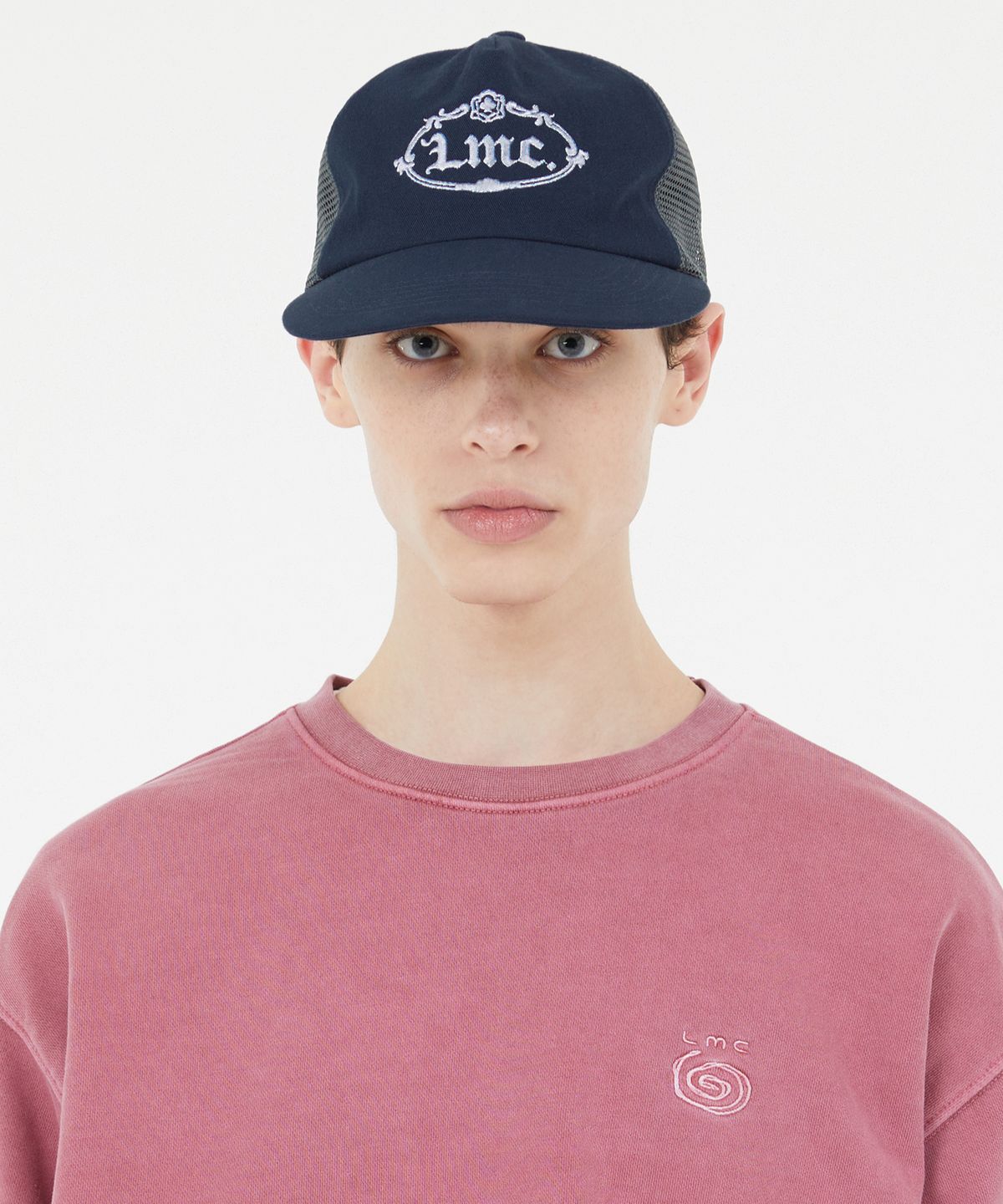 엘엠씨(LMC) GOTHIC OVAL MESH CAP navy