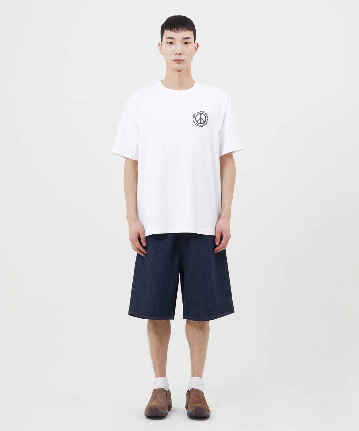さらに100円引き◆LMC◆CLASSIC WIDE DENIM SHORTS MUSINSA | LMC CLASSIC WIDE DENIM SHORTS dark navy