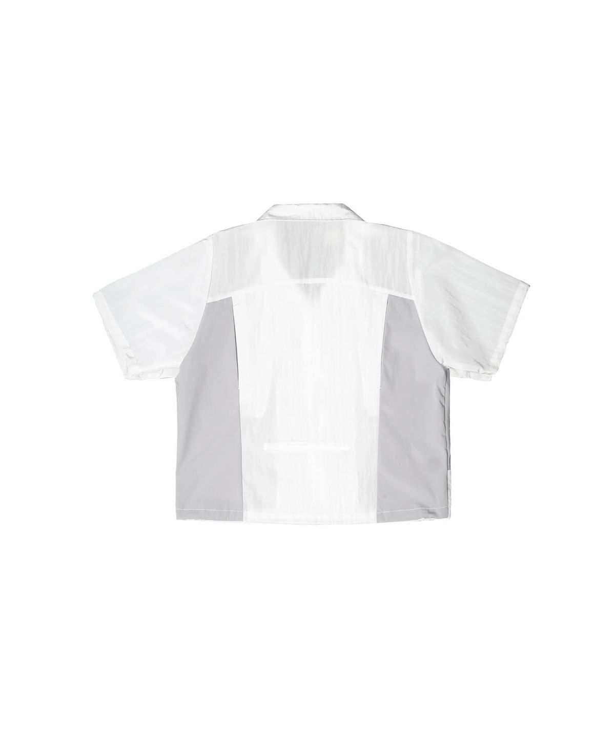 오호스(OJOS) Curved Pocket String Zip-up / White