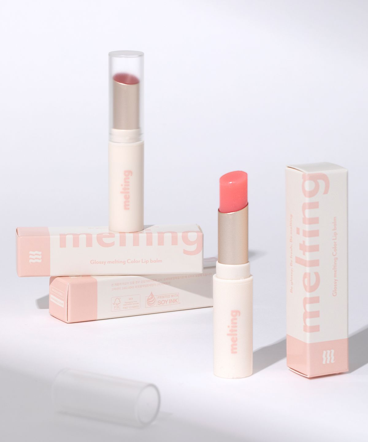 머지(MERZY) 글로시 멜팅 틴티드 컬러 립밤 3종