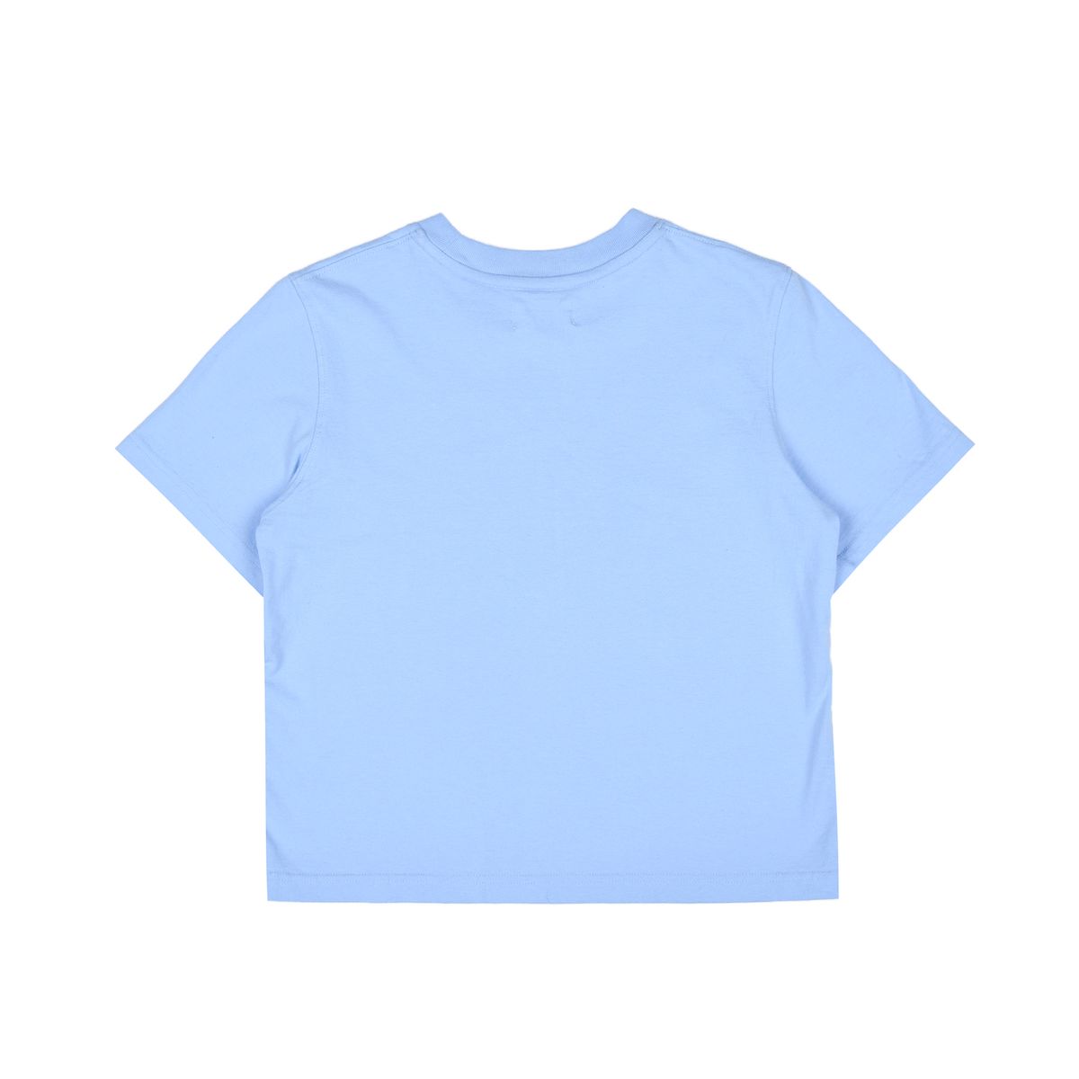 에이이에이이(AEAE) FLASHED CATS EYE CROP T-SHIRTS [Skyblue]