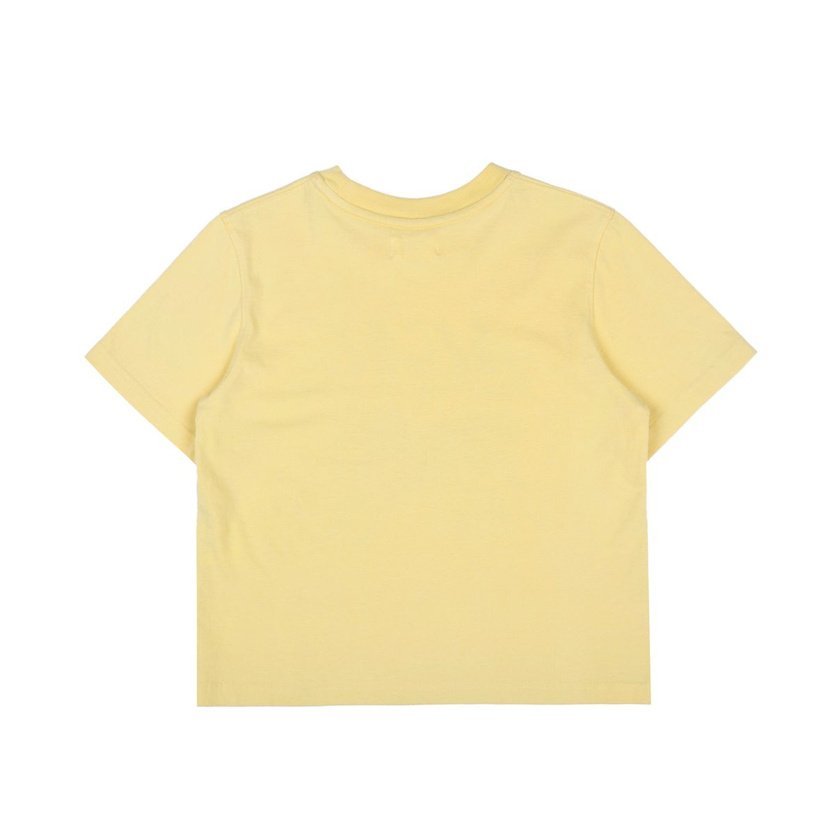 에이이에이이(AEAE) FLASHED CATS EYE CROP T-SHIRTS [Yellow]