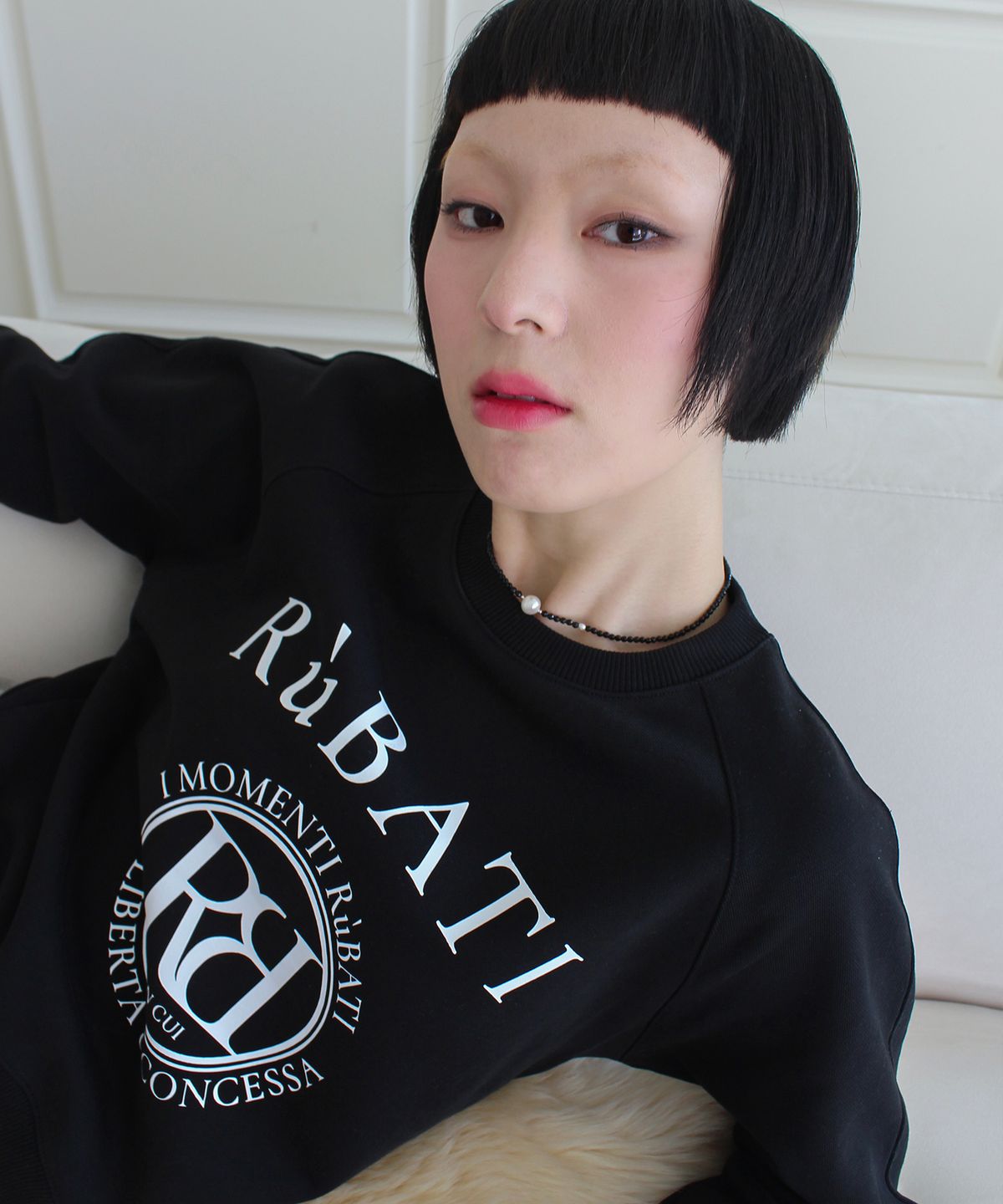 루바티(RUBATI) Arc Rùbati Sweatshirt (BLACK)