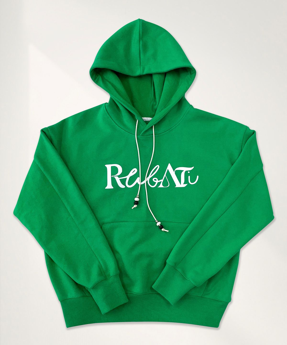 루바티(RUBATI) Lettering Logo HOOD (GREEN)