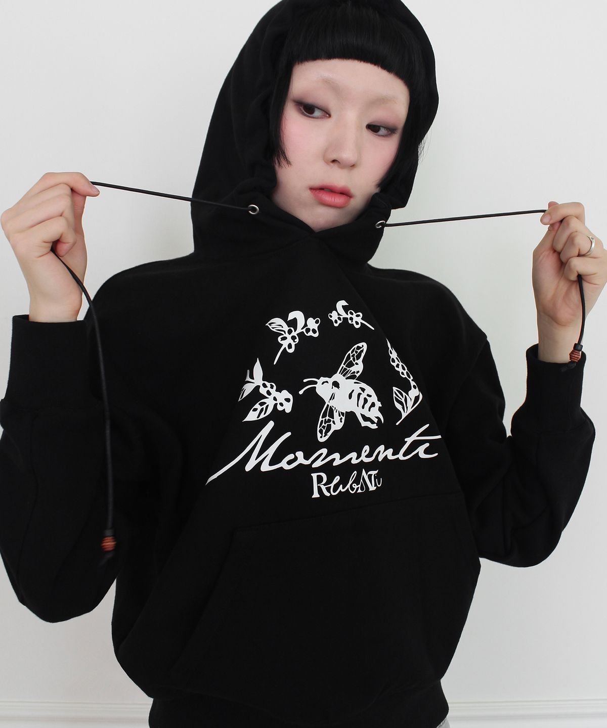 루바티(RUBATI) Honeybee HOOD (BLACK)