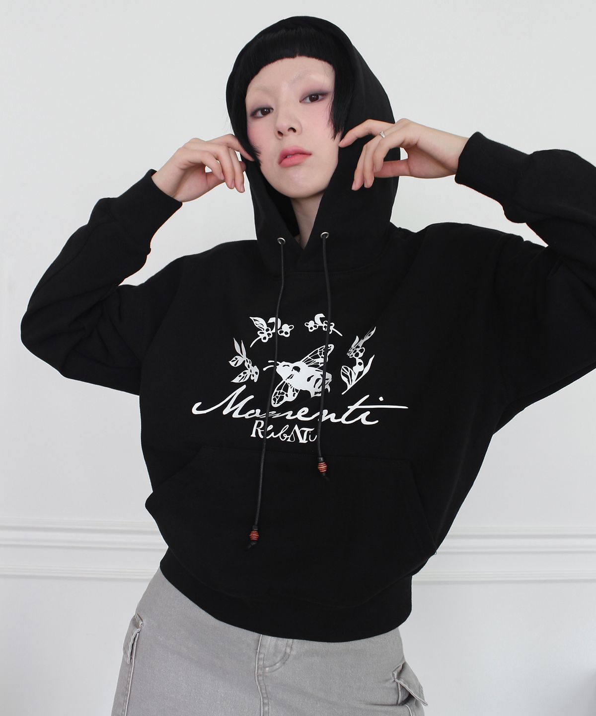 루바티(RUBATI) Honeybee HOOD (BLACK)