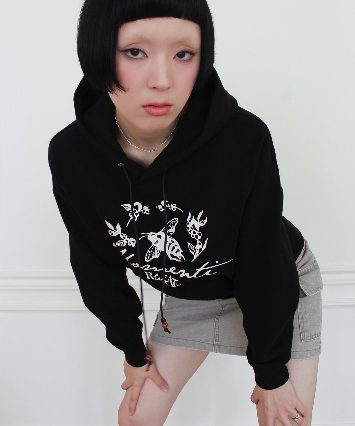 루바티(RUBATI) Honeybee HOOD (BLACK)