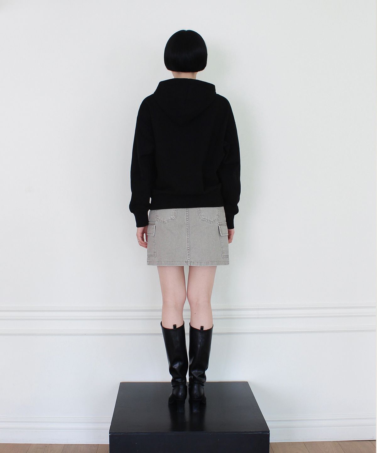 루바티(RUBATI) Honeybee HOOD (BLACK)