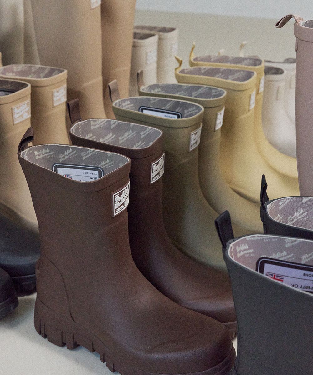 MUSINSA | ROCKFISH WEATHERWEAR FLATFORM RAIN BOOTS MIDDLE