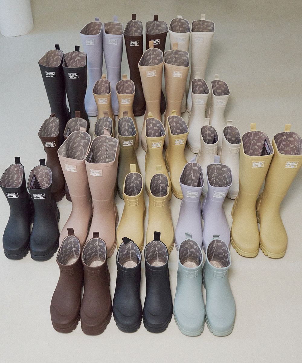 レインシューズ Rockfish Weatherwear FLATFORM RAIN BOOTS MIDDLE 5BSA016 Rockfish Weatherwear] FLATFORM RAIN BOOTS MIDDLE - 6color