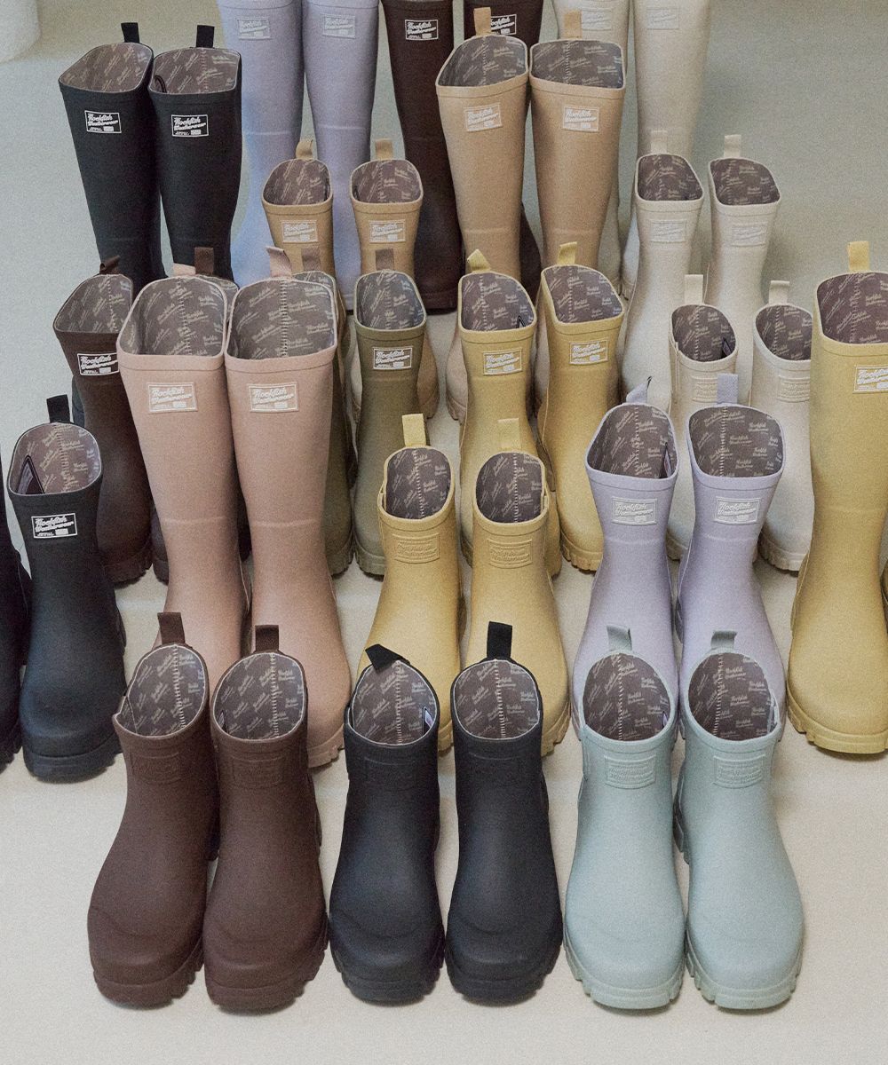 レインシューズ Rockfish Weatherwear FLATFORM RAIN BOOTS MIDDLE 5BSA016 Rockfish Weatherwear] FLATFORM RAIN BOOTS MIDDLE - 6color