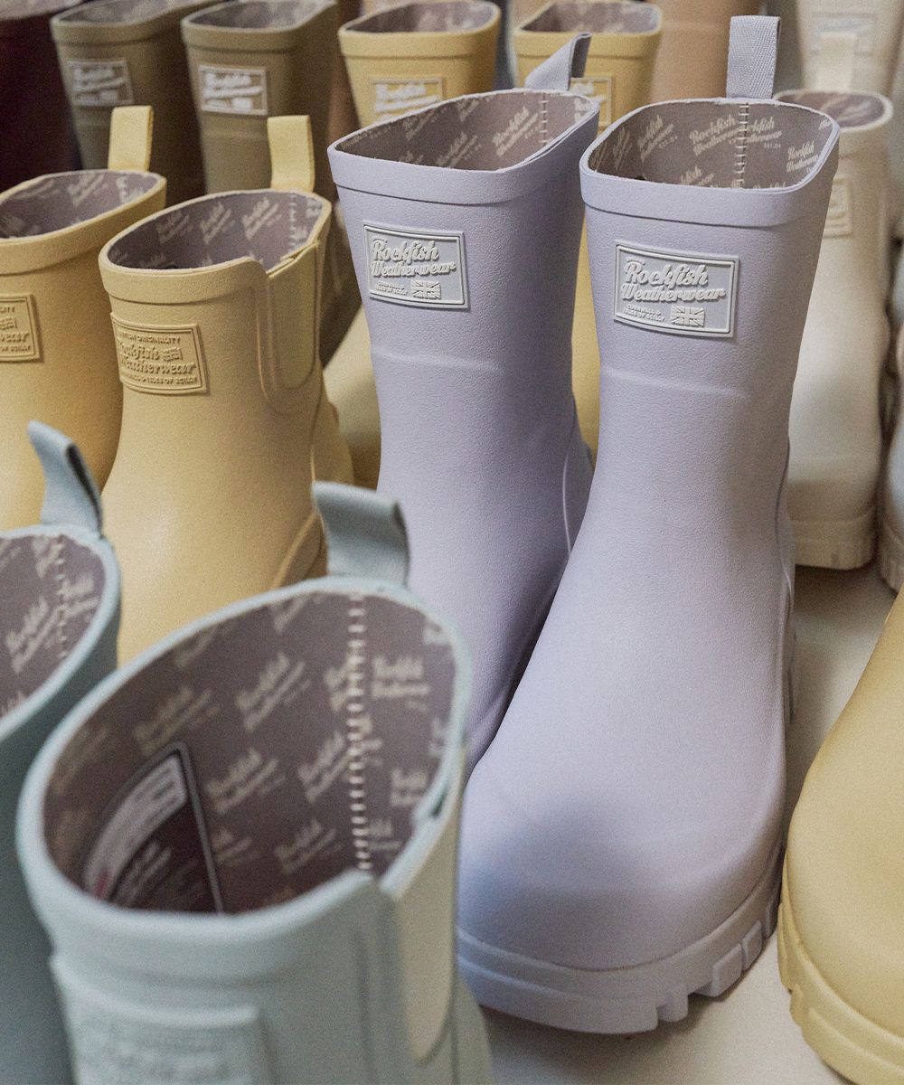 MUSINSA | ROCKFISH WEATHERWEAR FLATFORM RAIN BOOTS MIDDLE