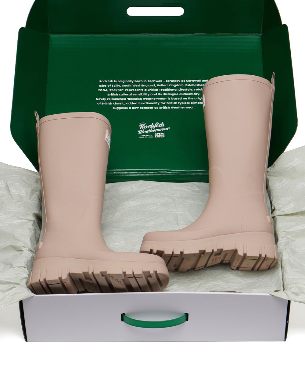 MUSINSA | ROCKFISH WEATHERWEAR FLATFORM RAIN BOOTS LONG - 7