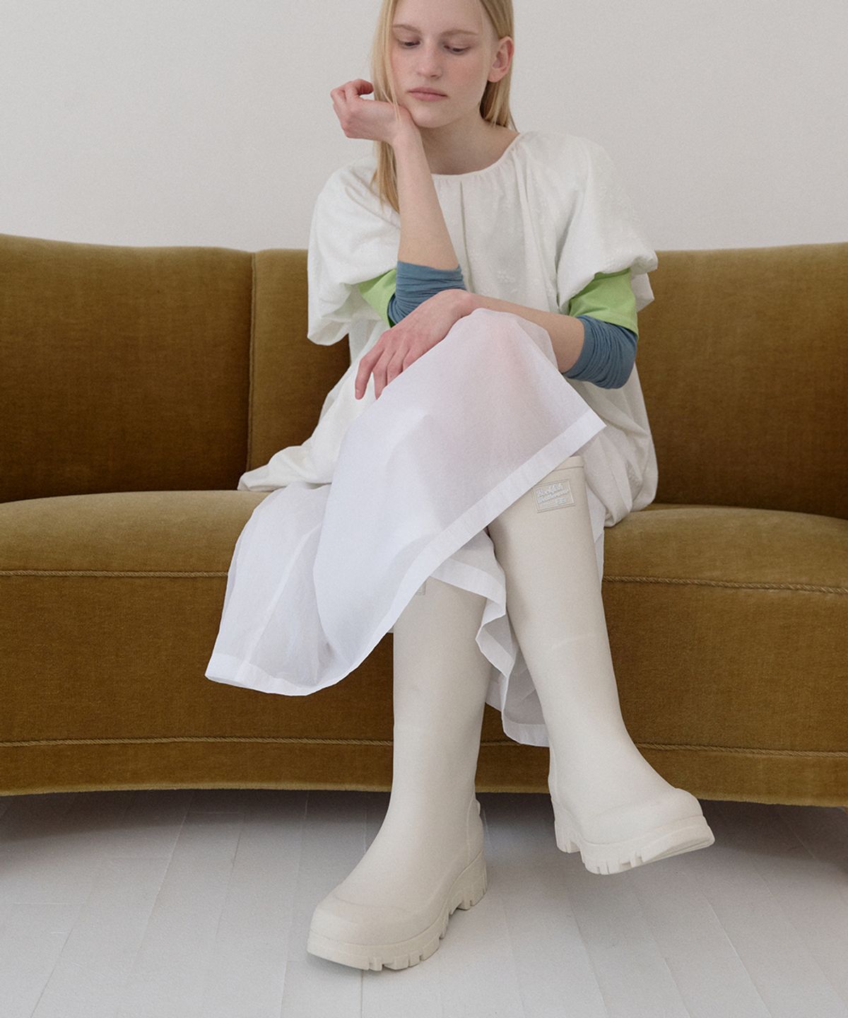 락피쉬웨더웨어(ROCKFISH WEATHERWEAR) PLATFORM RAIN BOOTS LONG - 3 colors