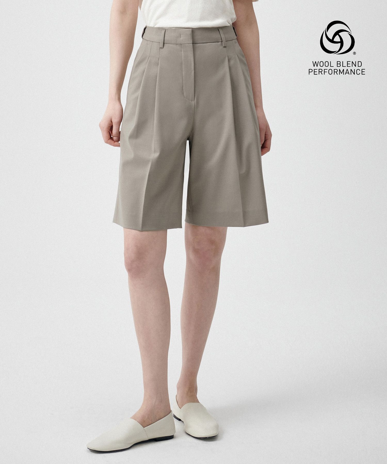 MUSINSA | MUSINSA STANDARD WOMAN Women's Summer Wool Bermuda