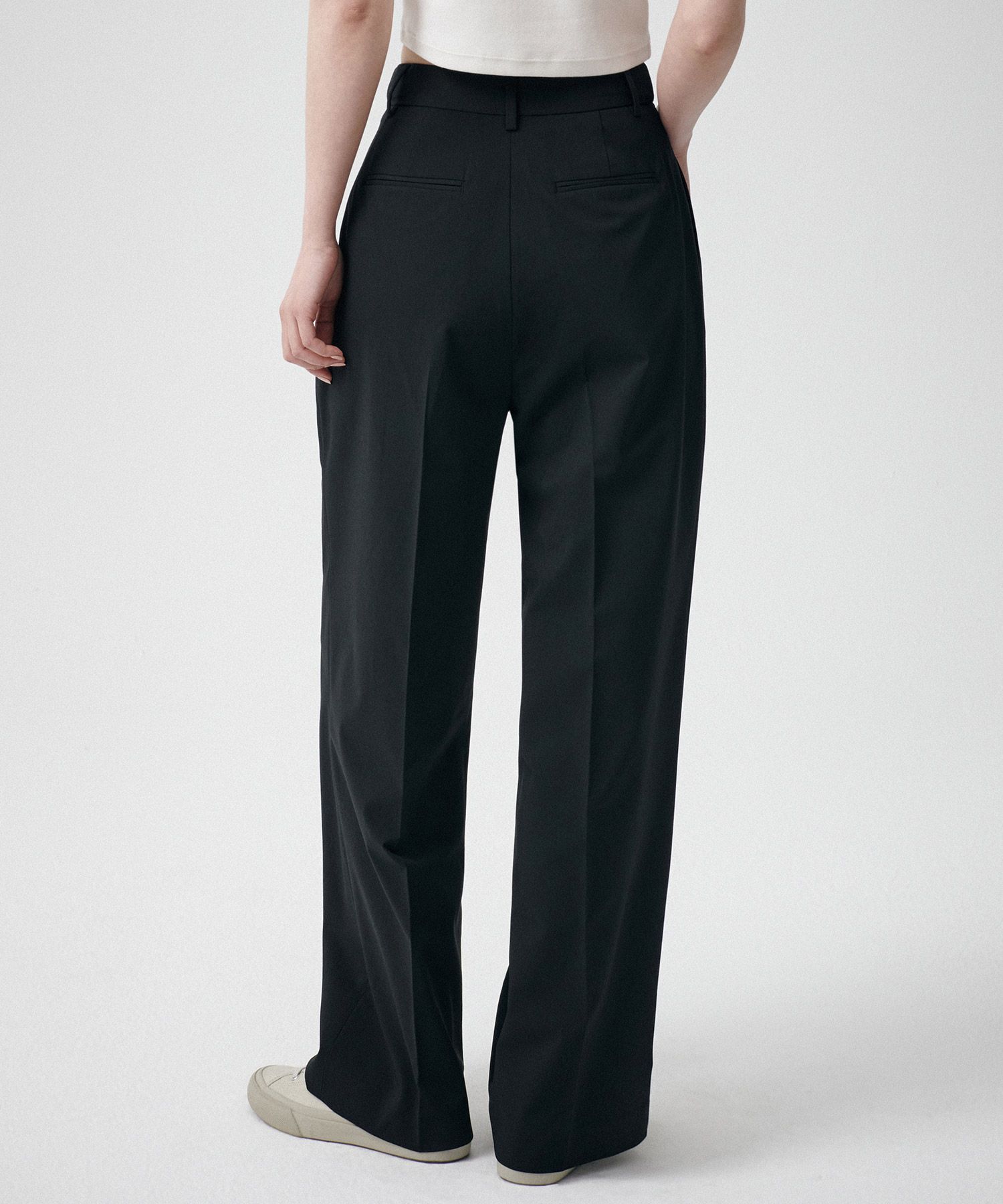 パンツ MUSINSA STANDARD Women's Semi Boot Cut Hidden Banding Slacks MUSINSA | MUSINSA STANDARD WOMAN Women's Semi Boot Cut