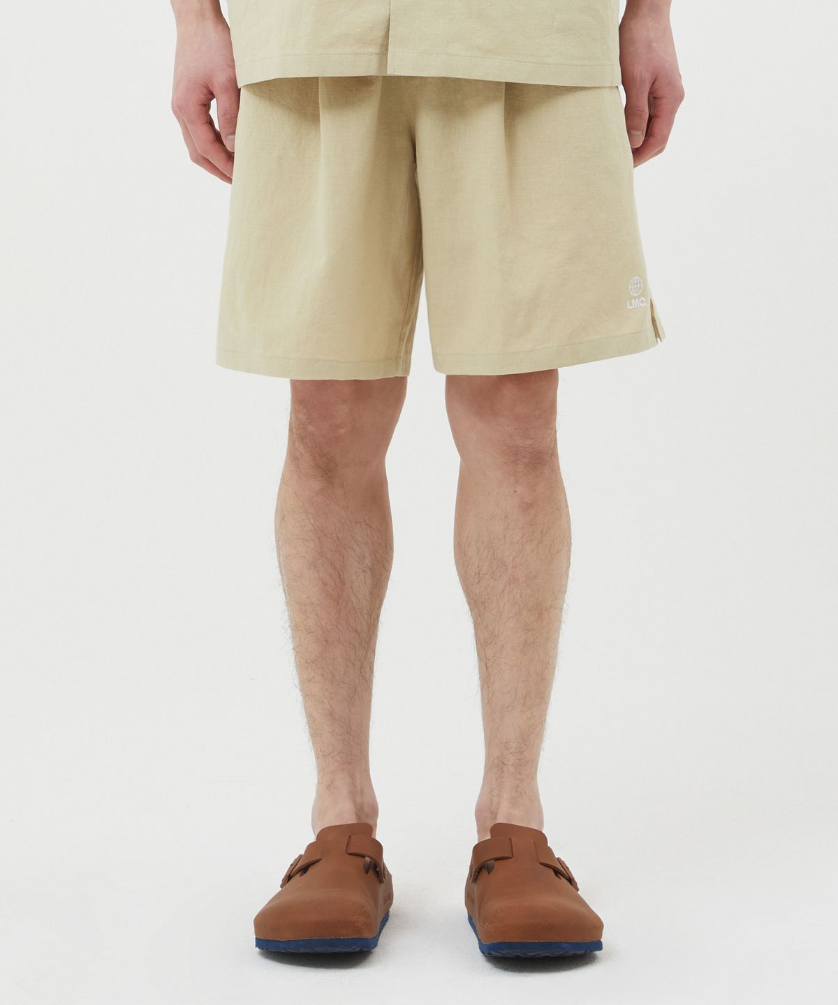 엘엠씨(LMC) GLOBE LINEN SHORTS beige