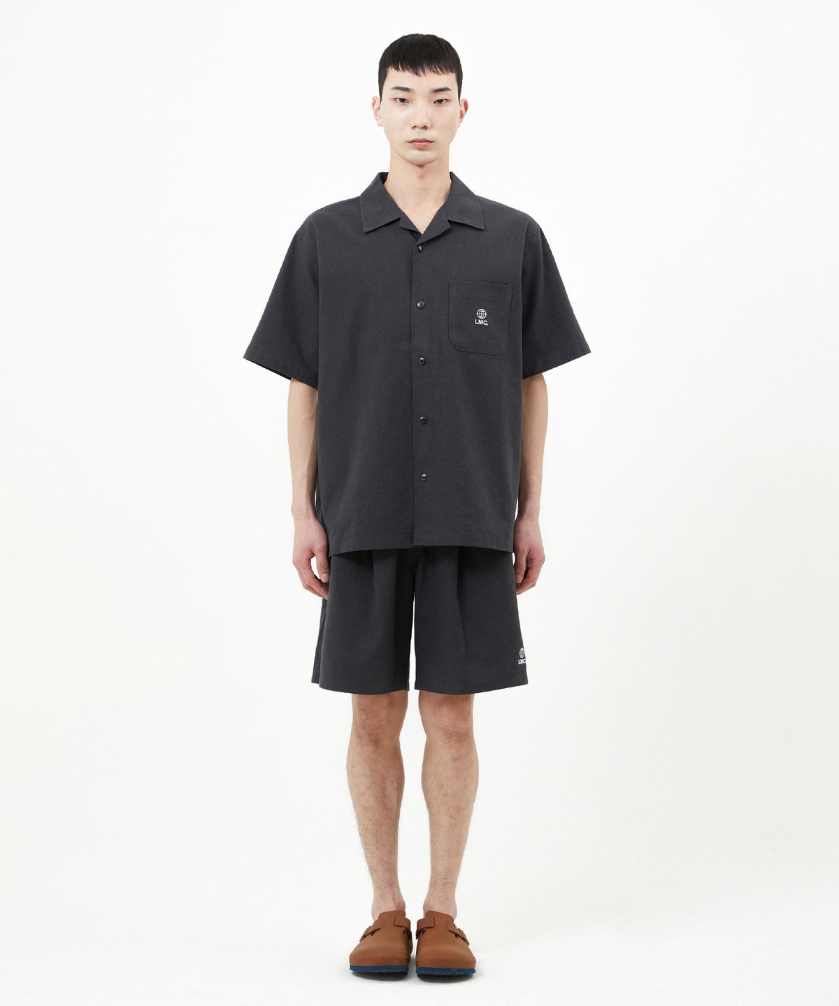 엘엠씨(LMC) GLOBE LINEN SHORTS black