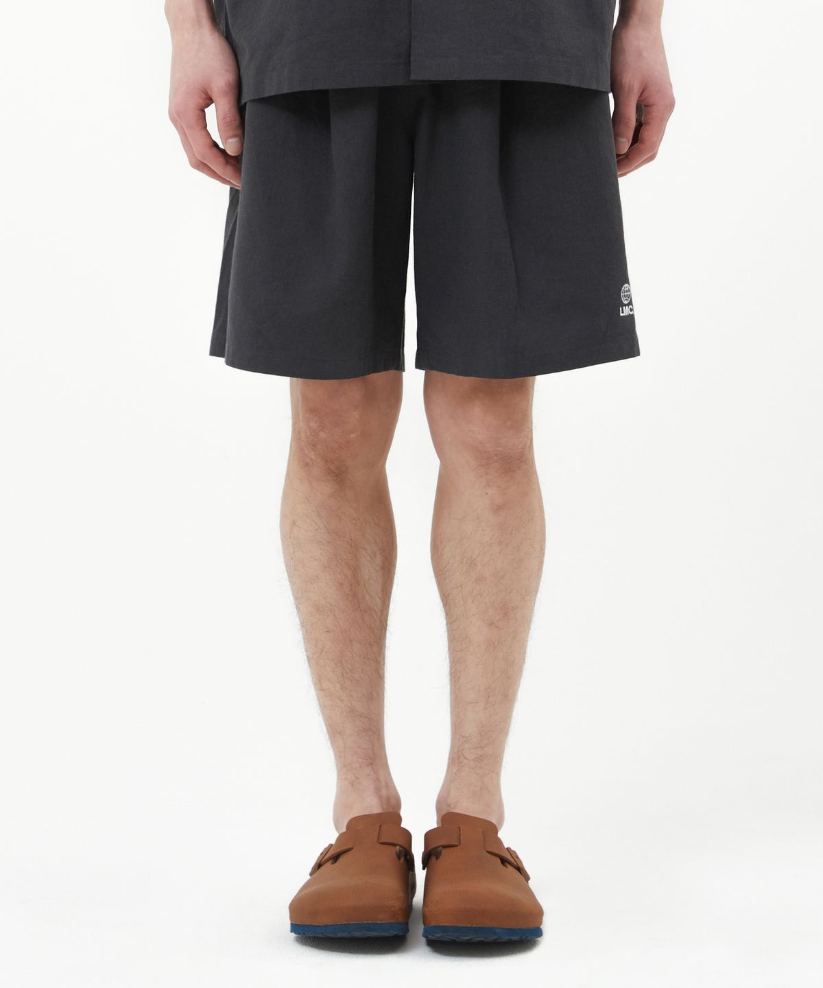 엘엠씨(LMC) GLOBE LINEN SHORTS black