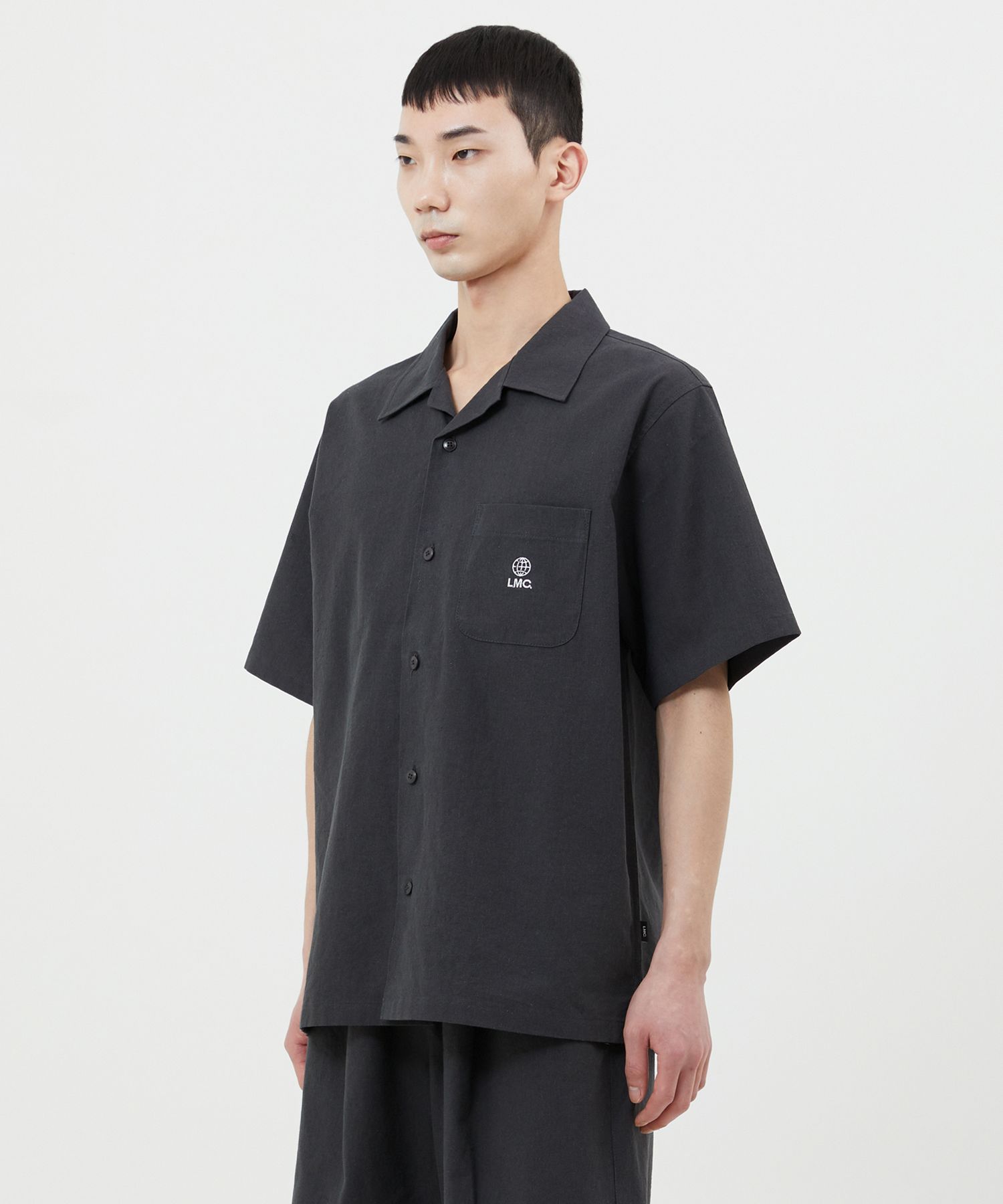 さらに100円引き◆LMC◆GLOBE LINEN SHORT SLV SHIRT MUSINSA | LMC GLOBE LINEN SHORT SLV SHIRT black