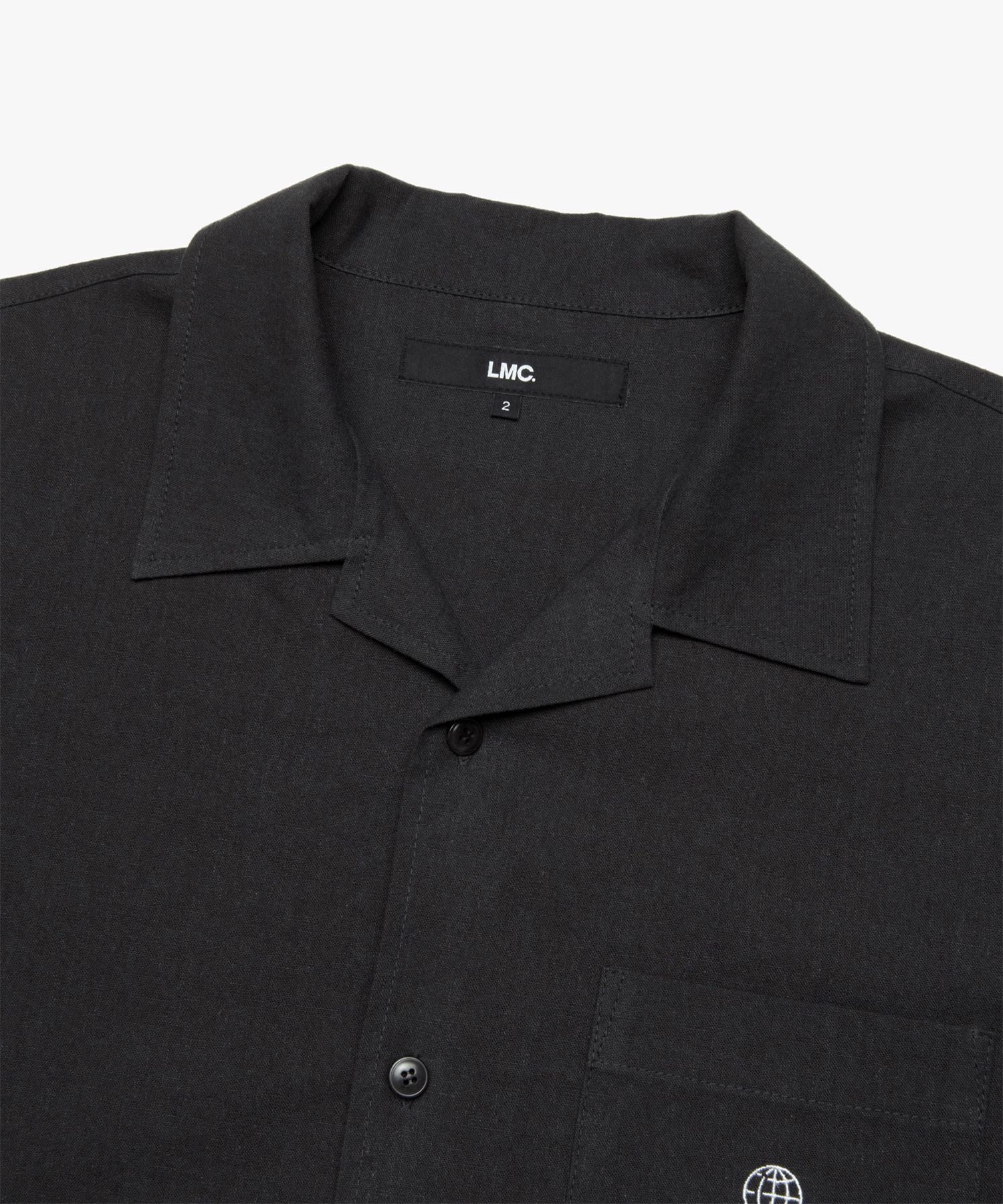 さらに100円引き◆LMC◆GLOBE LINEN SHORT SLV SHIRT MUSINSA | LMC GLOBE LINEN SHORT SLV SHIRT black