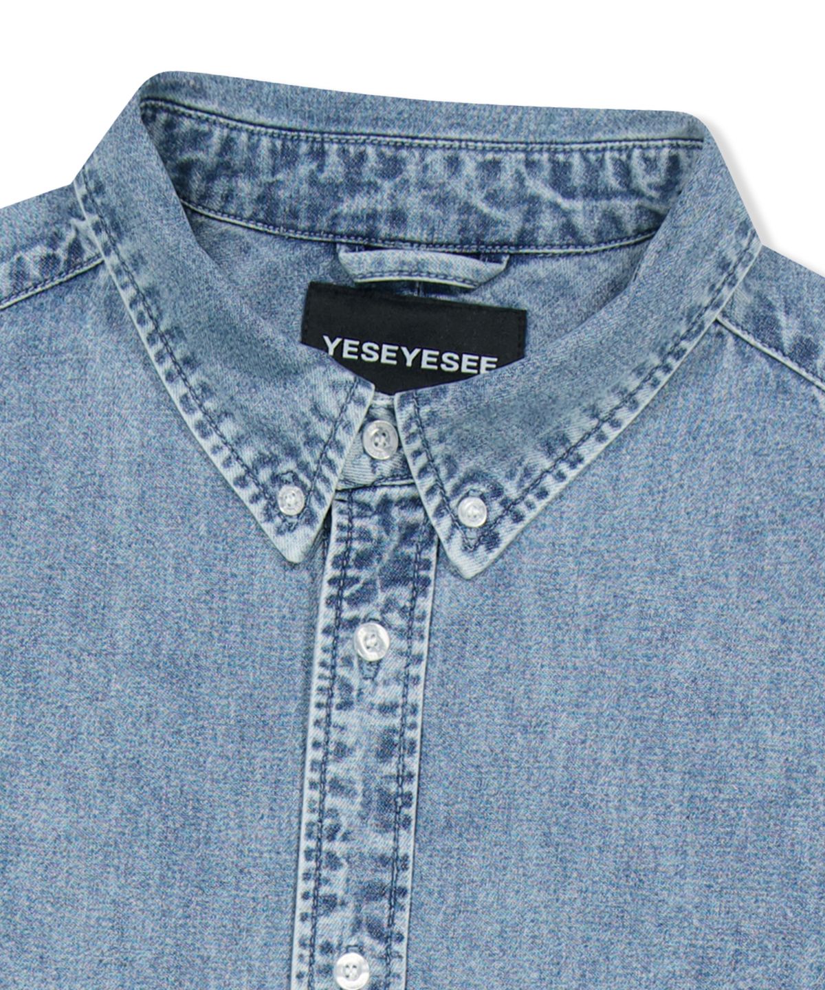 예스아이씨(YESEYESEE) Y.E.S Denim Shirt Light Blue