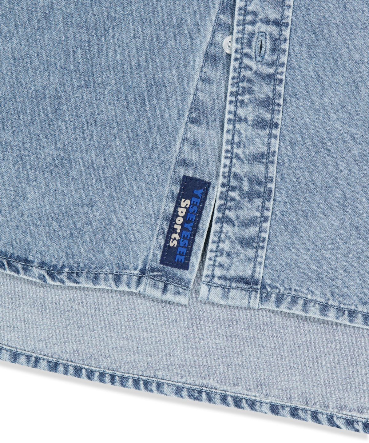 예스아이씨(YESEYESEE) Y.E.S Denim Shirt Light Blue