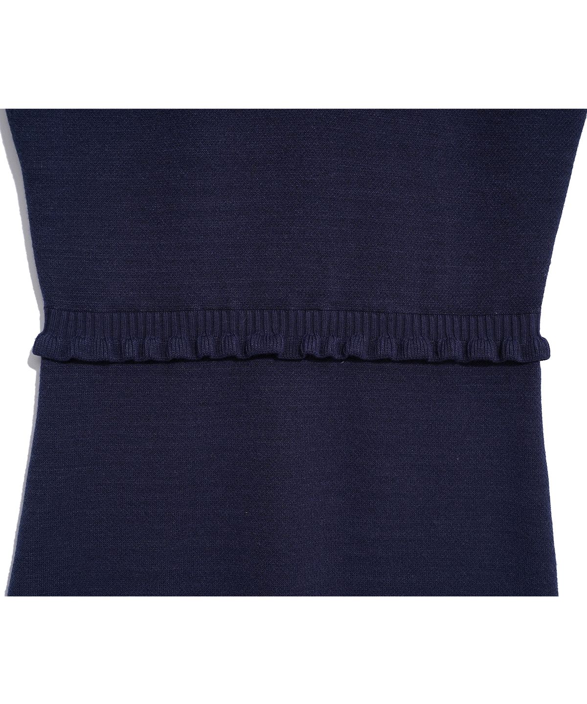 하이스쿨디스코(HIGH SCHOOL DISCO) HEART RUFFLE KNIT OPS_NAVY