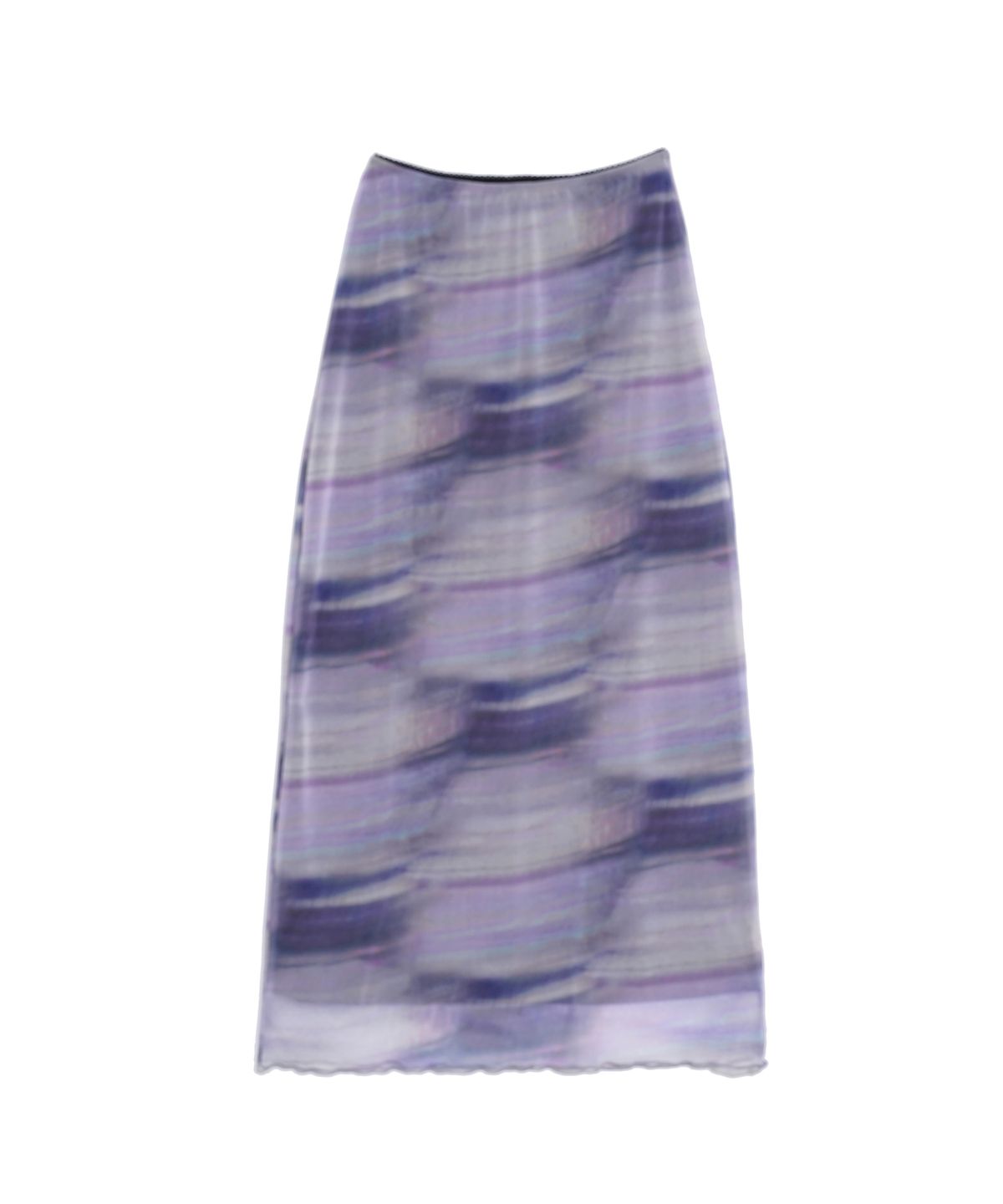 하이스쿨디스코(HIGH SCHOOL DISCO) FOG LONG MESH SKIRT_PURPLE
